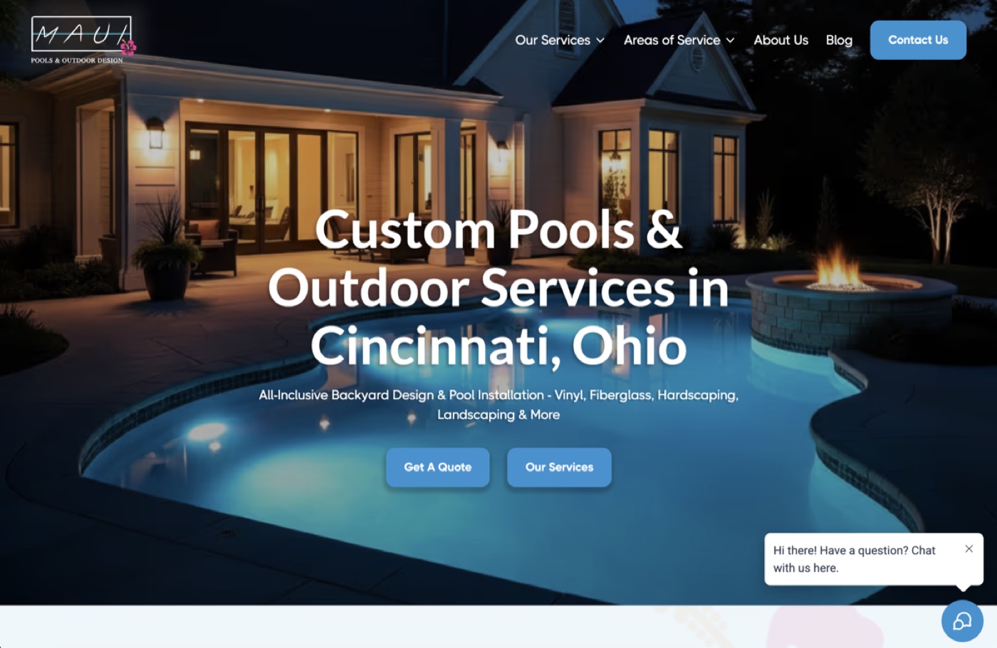 Maui Pools lead generation campaign
