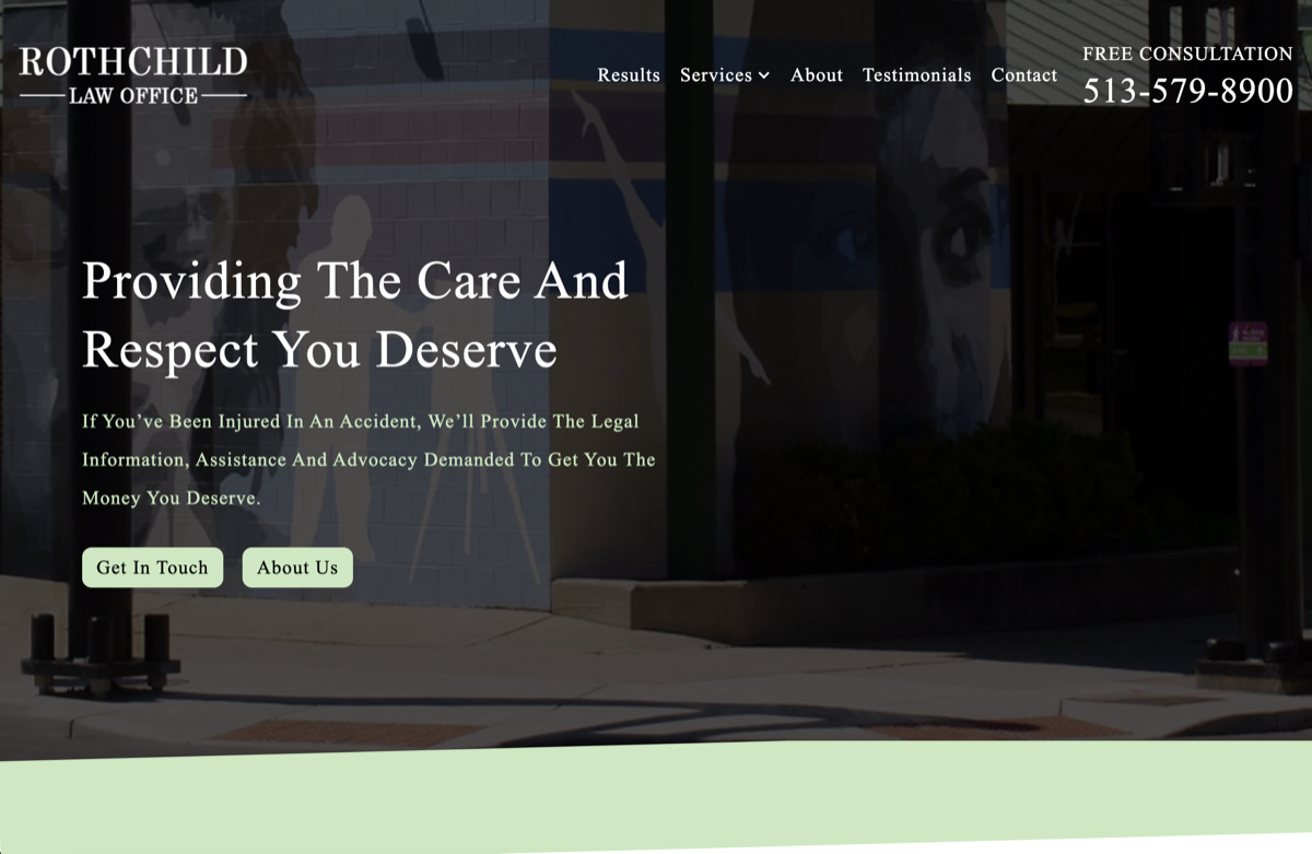 Rothchild Law Office website